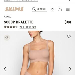 Skims Scooped Bralette (L)